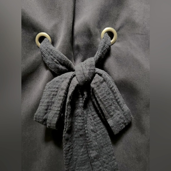 Anthropologie Elevenses Back Bow Detail Navy Vest Sz S - Picture 10 of 11